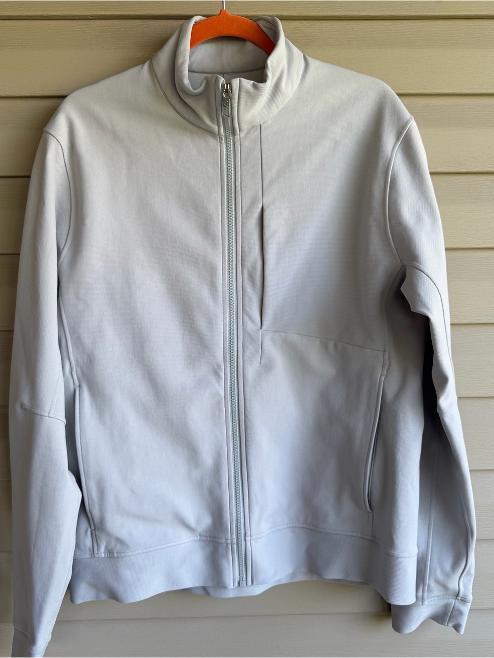 Lululemon Sojourn Full Zip Jacket Light Gray Men Size L